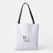 Corgi Mama Club Tasche (Rückseite)