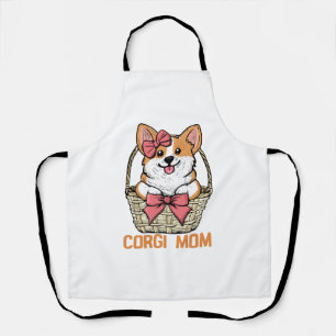 Corgi Mama Dog Eigentümer Geschenk Frauen Corgi Mu Schürze