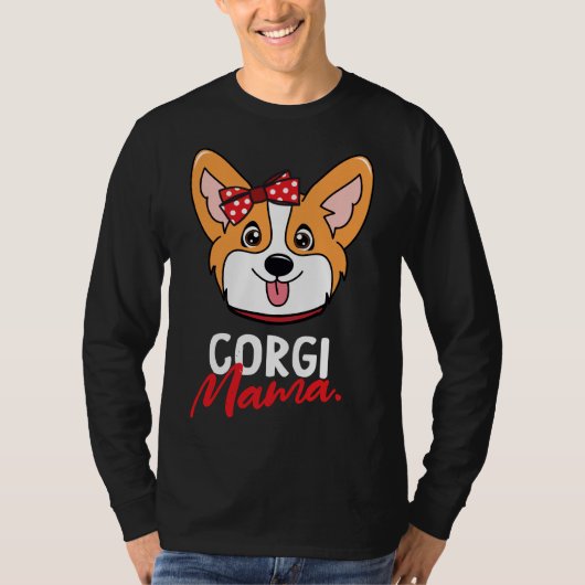 Corgi Mama Dog T-Shirt (Vorderseite)