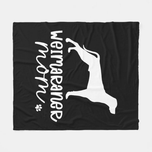 Corgi Mama Fleecedecke (Vorderseite (Horizontal))