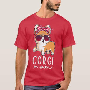 Corgi Mama Funny Dog Mama Frauen Corgi Lover Mütte T-Shirt