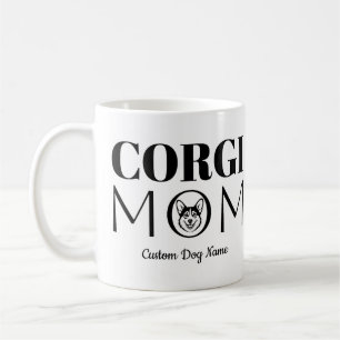 Corgi-Mama Geburtstagsgeschenk für Mama, Hundemama Kaffeetasse