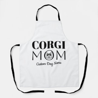 Corgi-Mama Geburtstagsgeschenk für Mama, Hundemama Schürze