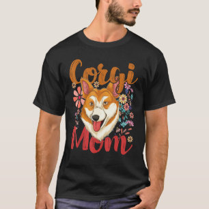 Corgi-Mama Hundebesitzer Haustier Süßes Tier Hund  T-Shirt