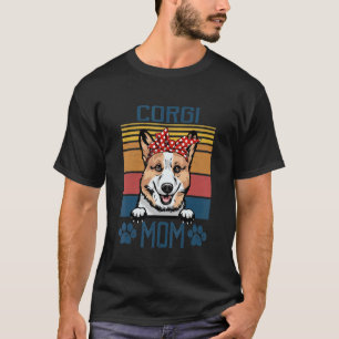 Corgi-Mama Hundemama Muttertag T-Shirt