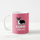 Corgi-Mama-Kaffee-Tasse Kaffeetasse (Links)