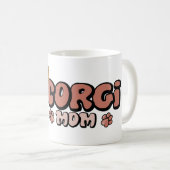 Corgi Mama Kaffeetasse (VorderseiteRechts)
