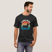 Corgi-Mama Lustiger Hund Mutter T-Shirt (Vorne ganz)