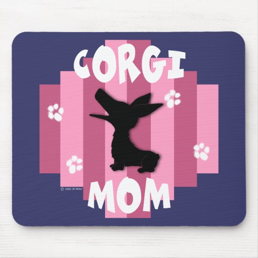 Corgi-Mama Mousepad (Vorne)