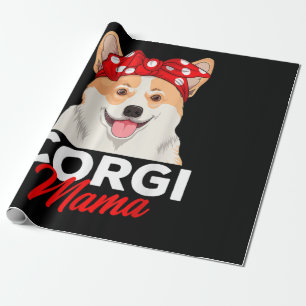 Corgi Mama Niedlich Corgi Dog Geschenkpapier