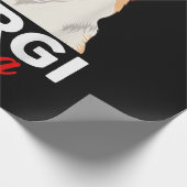 Corgi Mama Niedlich Corgi Dog Geschenkpapier (Ecke)