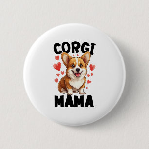 Corgi Mama - Niedlich Corgi Mama Button