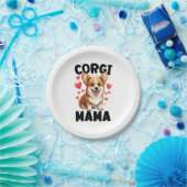 Corgi Mama - Niedlich Corgi Mama Pappteller (Party)