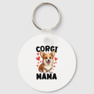 Corgi Mama - Niedlich Corgi Mama Schlüsselanhänger
