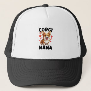 Corgi-Mama - Niedliche Corgi-Mama Truckerkappe