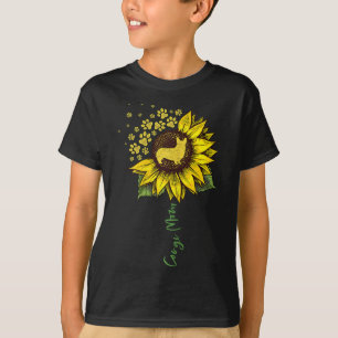 Corgi Mama Sonnenblume Corgi Liebhaber Dog Mama Ma T-Shirt