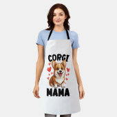 Corgi-Mama - Süße Corgi-Mama Schürze (Getragen)