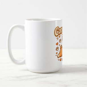 Corgi-Mama Süßes Sploot-Design Kaffeetasse