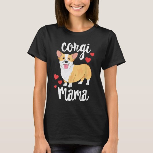 Corgi Mama T-Shirt (Vorderseite)