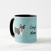 Corgi Mama Tasse (Vorderseite Links)