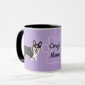 Corgi Mama Tasse (Vorderseite Links)