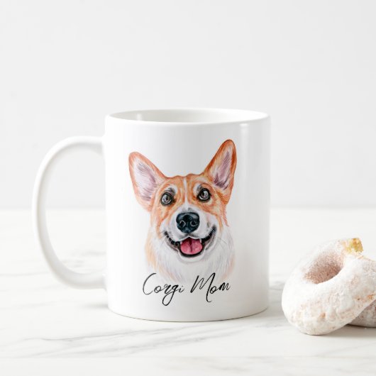 Corgi Mama Tasse (Mit Donut)