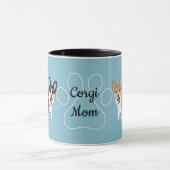 Corgi Mama Tasse (Zentrum)