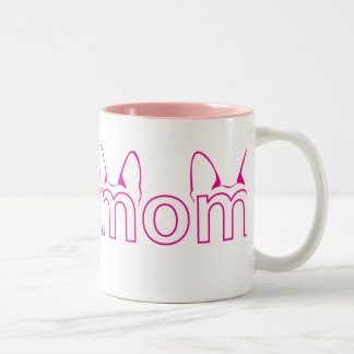 Corgi-Mama-Tasse Zweifarbige Tasse