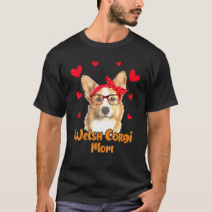 Corgi-Mama Valentinstag Hundemama Muttertag Frauen T-Shirt