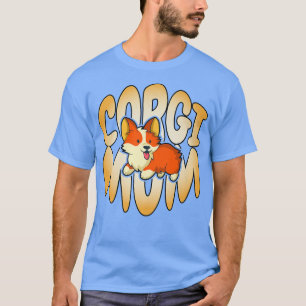 Corgi-Mama, Verrückte Corgi-Dame, Hunde-Mama, Tier T-Shirt