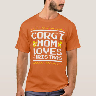Corgi-Mama-Weihnachts-Festtags-Hunde-Liebhaber-Ges T-Shirt