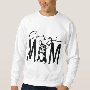 Corgi Mama Welpe Niedlich Fun Dog Mama Geschenke f Sweatshirt