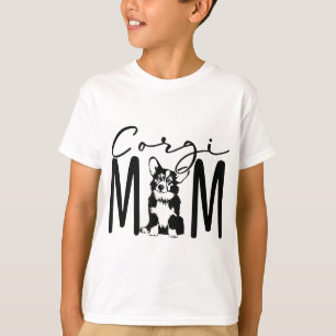 Corgi Mama Welpe Niedlich Fun Dog Mama Geschenke f T-Shirt