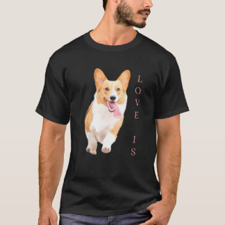 Corgi Männer Frauen Kinder Liebe ist Hund Mama Vat T-Shirt