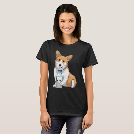 Corgi Milk T-Shirt (Vorne ganz)