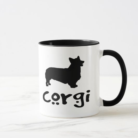 Corgi mit coolem Text Tasse (Rechts)