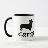 Corgi mit coolem Text Tasse (Links)