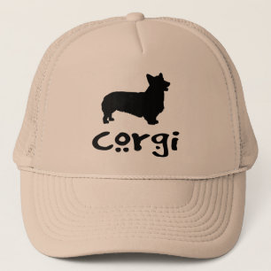 Corgi mit coolem Text Truckerkappe