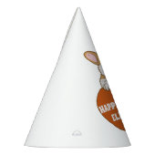 Corgi mit Herz Niedlich Personalisiert Partyhütchen (Links)