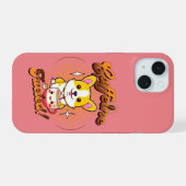 CORGI MIT KAFFEIN ANGETRIEBEN! iPhone 15 HÜLLE (Rückseite (Horizontal))