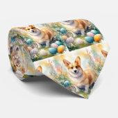 Corgi mit Ostereier Urlaub Krawatte (Gerollt)