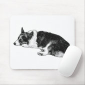 Corgi mit starkem Blick Mousepad (Mit Mouse)