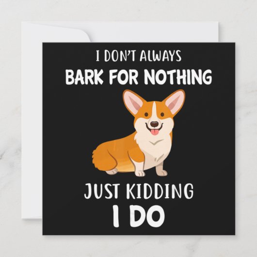 Corgi Mitteilungskarte (Vorderseite)