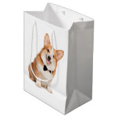 Corgi Mittlere Geschenktüte (Vorderseite Schrägansicht)