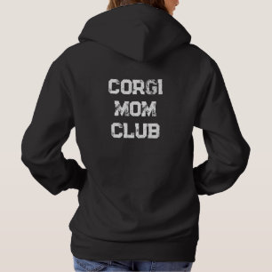 'Corgi Mom Club' Hunde Liebhaber Klassischer Rücks Hoodie