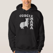 CORGI-MUTTER HOODIE (Vorderseite)