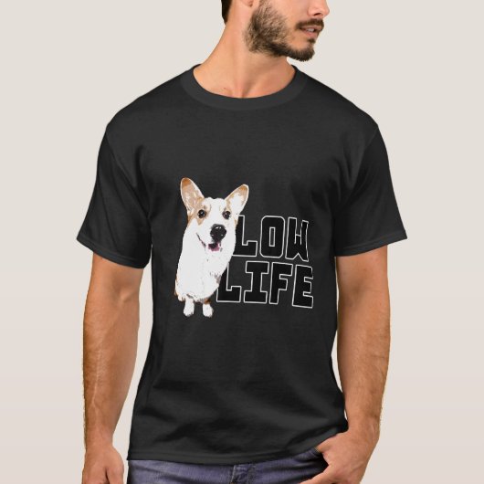 Corgi-Mutter mit niedrigem Lebensstil T-Shirt (Vorderseite)