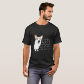 Corgi-Mutter mit niedrigem Lebensstil T-Shirt (Vorne ganz)