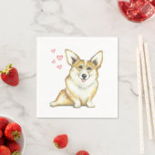 Corgi Napkin Serviette (Beispiel)