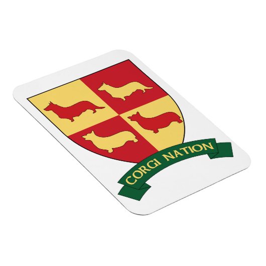 Corgi Nation Car Magnet (Rechte Seite)